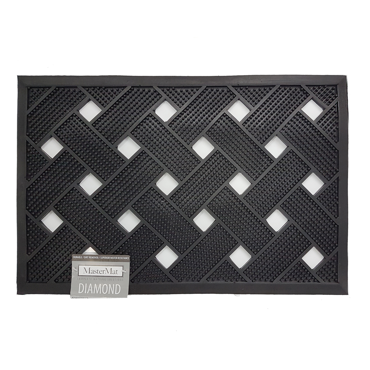 MasterMat Diamond Rubber Doormat 100 Rubber 40x60cm Shop Today