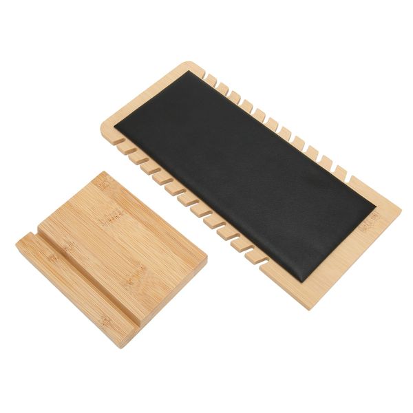 Large Detachable Bamboo Necklace Display Stand Freestanding