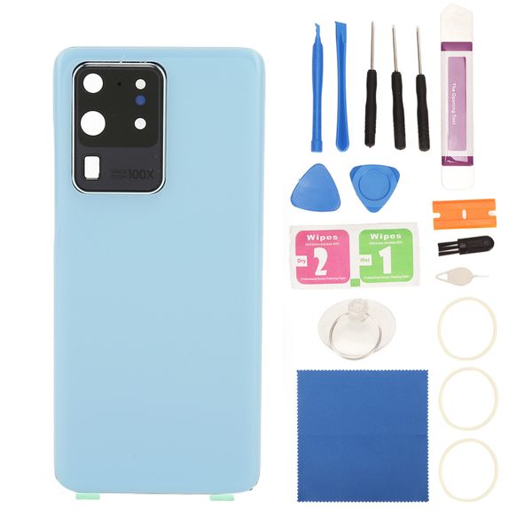 S20 Ultra Back Glass Blue w/Tape