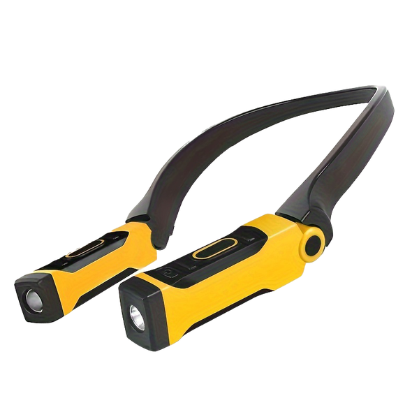 High Brightness Neck Reading Light Rechargeable Work Light - Yellow
