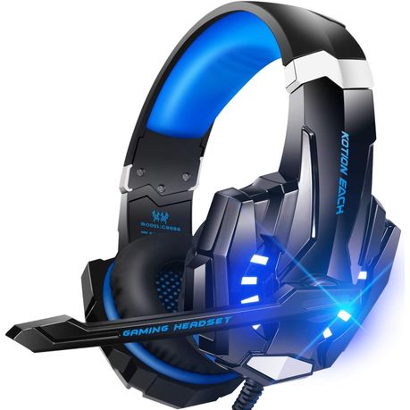Pro Gaming Headset Noise Cancelling For PS4, PC, With Mic, LED Light-G9000 Image