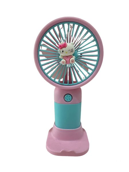 Indoor &amp; Outdoor Touch Controlled Powered Hand Fan - White, Pink