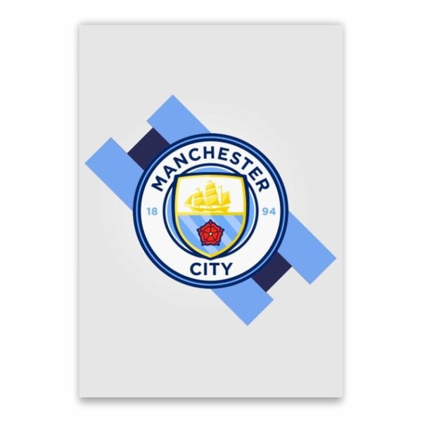 Manchester City Logo Poster - A1