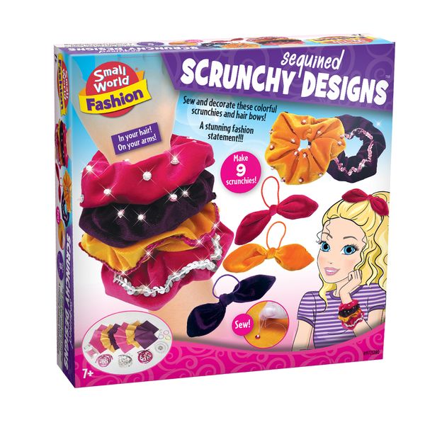 Small World Toys Sequined Scrunchy Design Kit