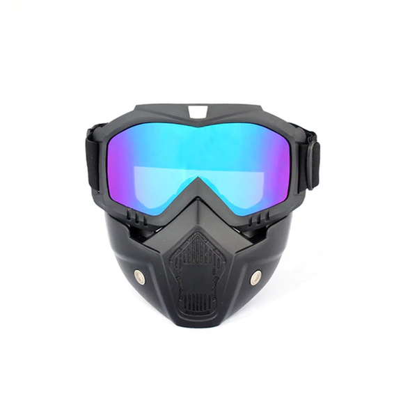 Full Face Motorcycle Bike GelSoft Paintball Airsoft Mask Games NTMS110 ...