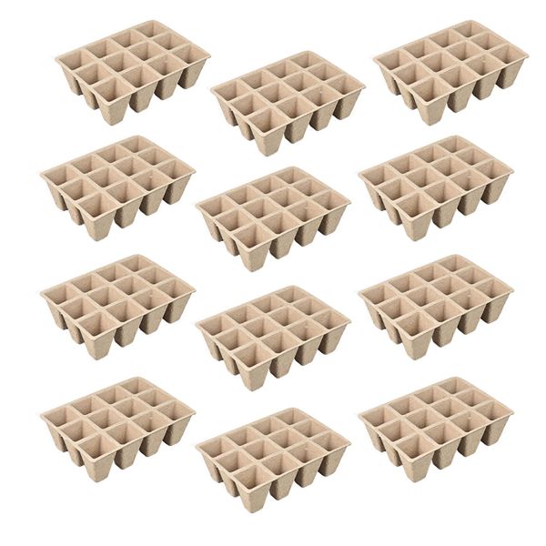 20Piece Seed Starter Trays 240 Cells Biodegradable Seed Germination Tray