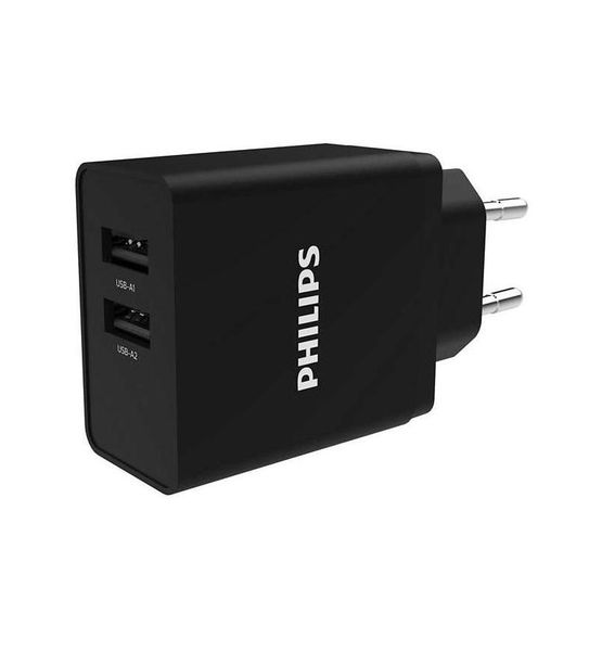 Philips Ultra Fast Dual Wall Charger 3.1A -15.5W
