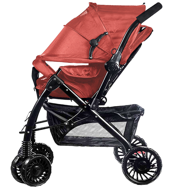 Little Bambino Deluxe Buggy Stroller - Red