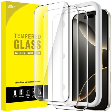 JETech Screen Protector for iPhone 17 Pro Max Full Coverage 3-Pack Image