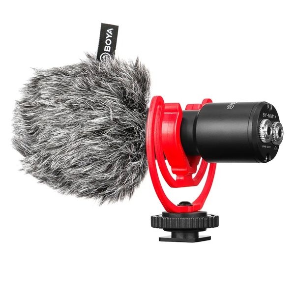Boya BY-MM1+ Super-Cardioid Condenser Shotgun Microphone