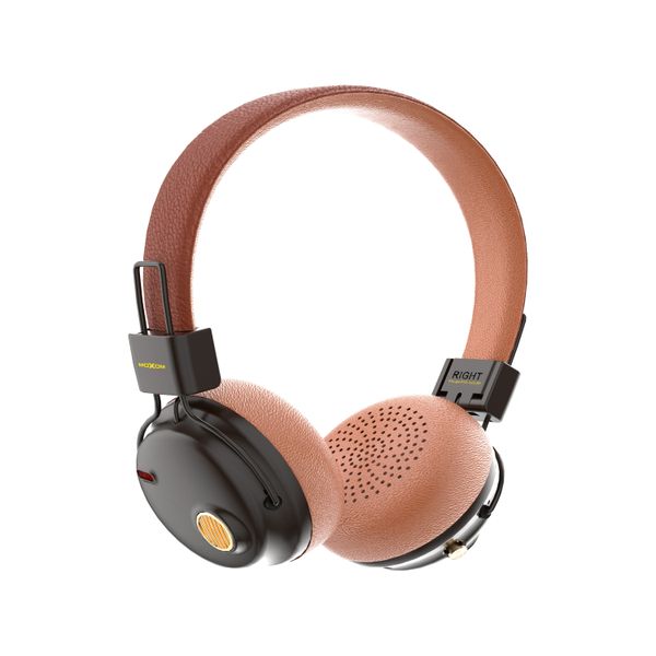 Moxom MX-WL89 Wireless Bluetooth 5.3 On-Ear Headphones - Black