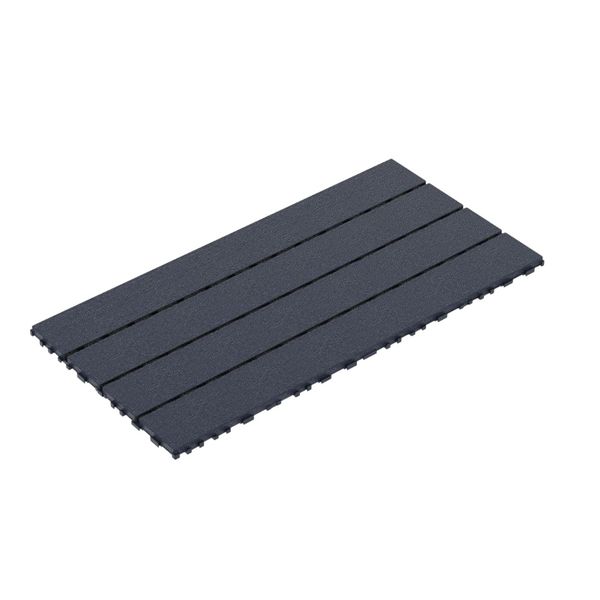 High Quality Dark Grey Waterproof Interlocking DIY Deck Tiles