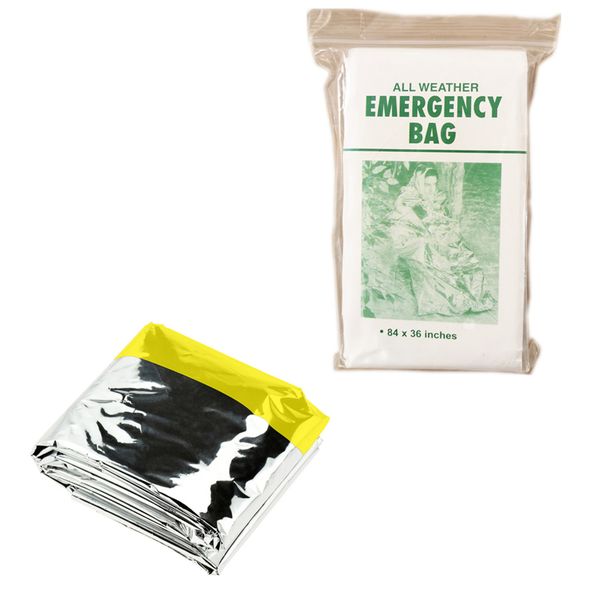 PLA Emergency Sleeping Bag Thermal Protection Shelter For Camping Hiking