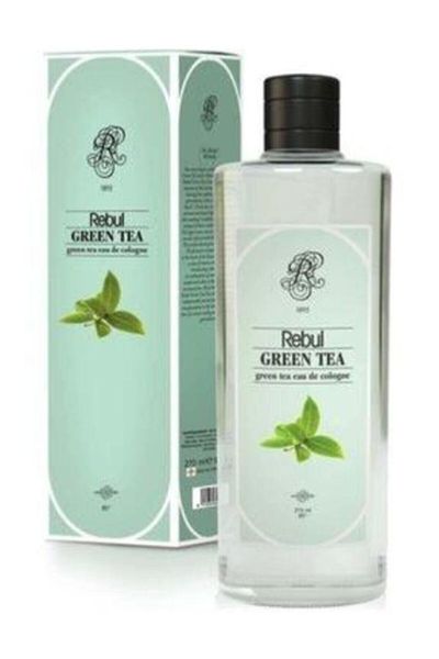 Rebul Green Tea Eau de Cologne Glass Bottle - 270ml