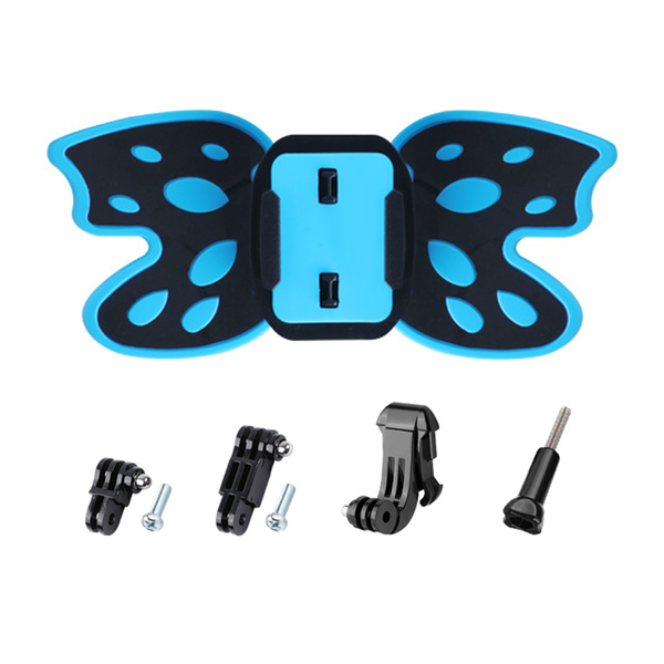 Motorcycle Camera Mount Accessories Butterfly Sticky Mount -Black