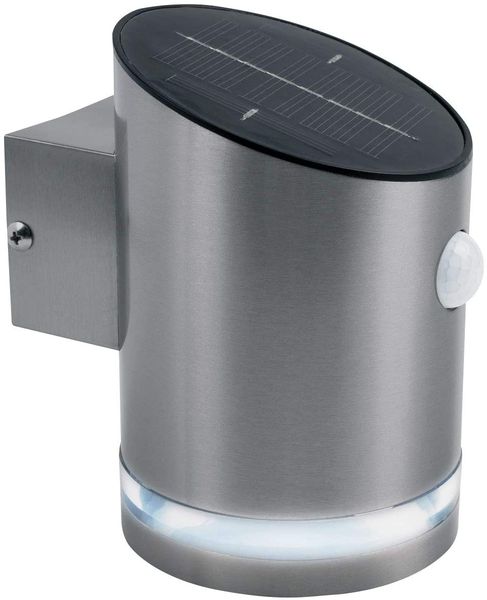 Luceco - Exterior Decorative Solar Wall Light With PIR Motion Sensor IP44