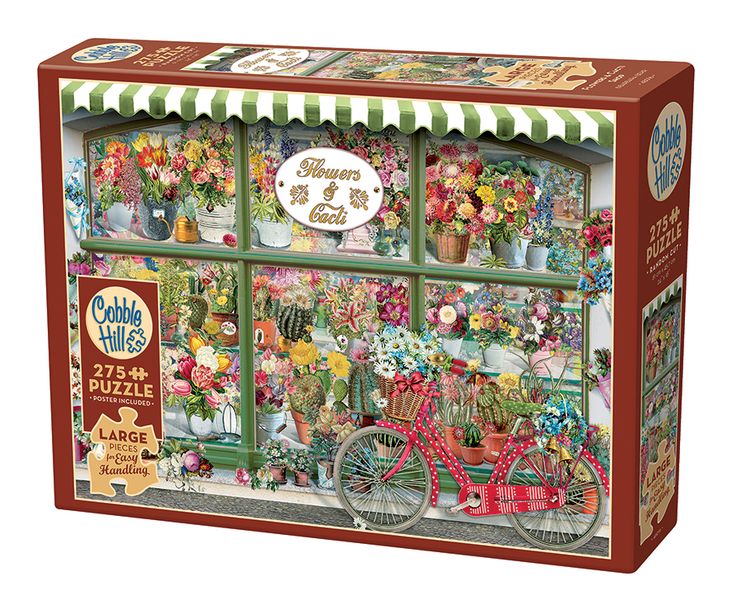 Cobble Hill Flowers and Cacti Shop 275 Piece Puzzle