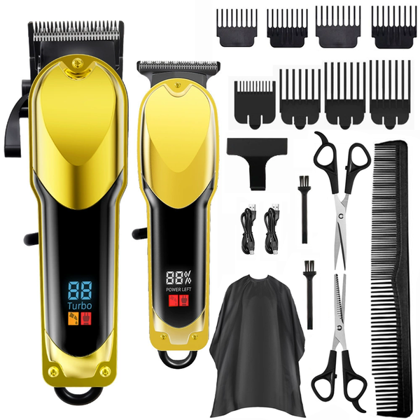 Professional Hair Clipper Grooming Kit for Men Zero-Gap Barber Clippers Set