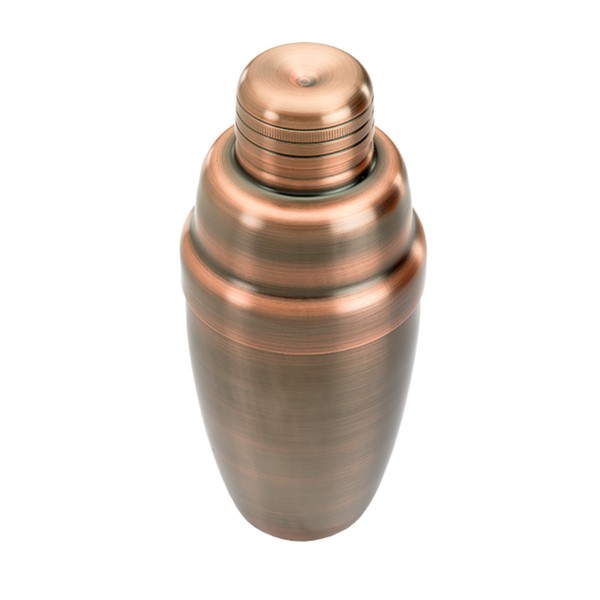 Cocktail Shaker - Cobbler - Antique Copper - 500ml