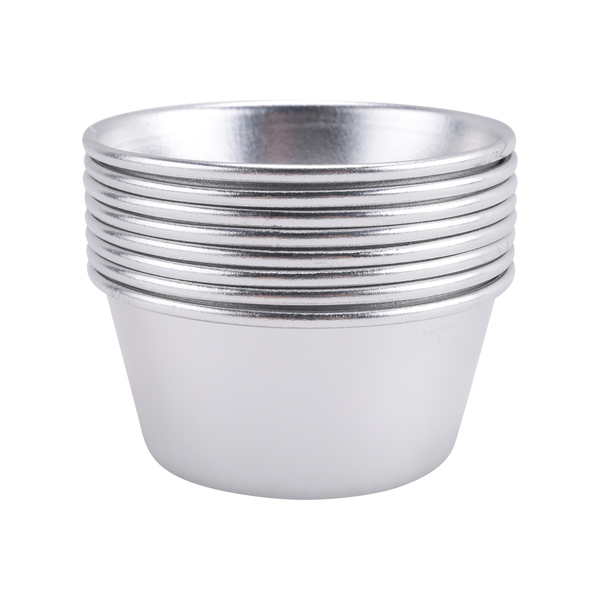 8 Pieces Individual Molds Pudding Molds Cups Mini Chocolate Molten Pans Non