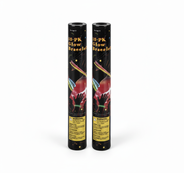 Glow Sticks with Connectors - 15 Piece Set for Creative Projects - 2 Pack