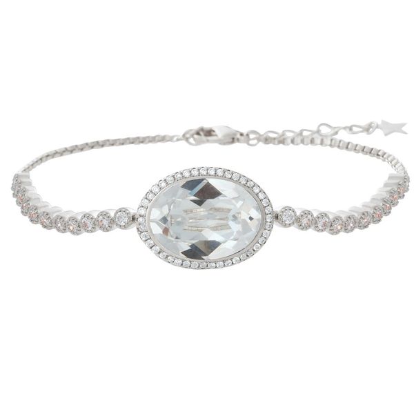 Civetta Spark Jenna Bracelet with Swarovski Clear Crystal