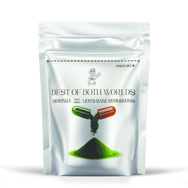 Moringa &amp; Lion's Mane Mushroom - 120 Capsules