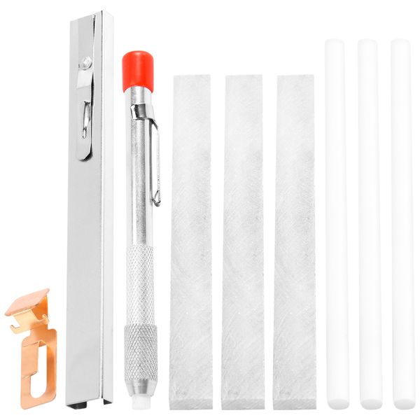 Soapstone Holder Set, Flat and Round Holder,Soapstone for Welding