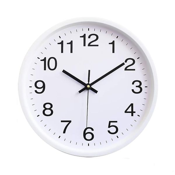 Silent Round Wall Clock for Gift 24cm