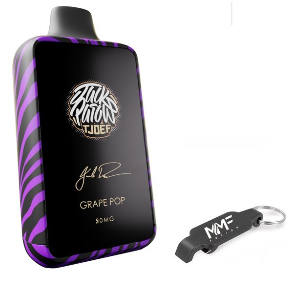 Jack Parow Tjoef MMF Dispo Vape 10k Puffs 50MG - Grape POP + MMF Keychain