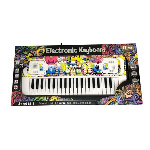 37 Key Electronic Piano Keyboard for Kids with Music Book Bracket
