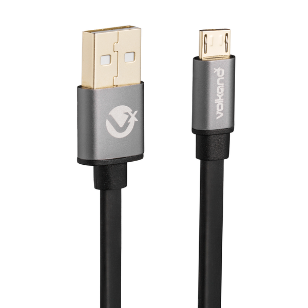 VolkanoX Micro USB Cable Twin Pack 3m - Couple Series Black