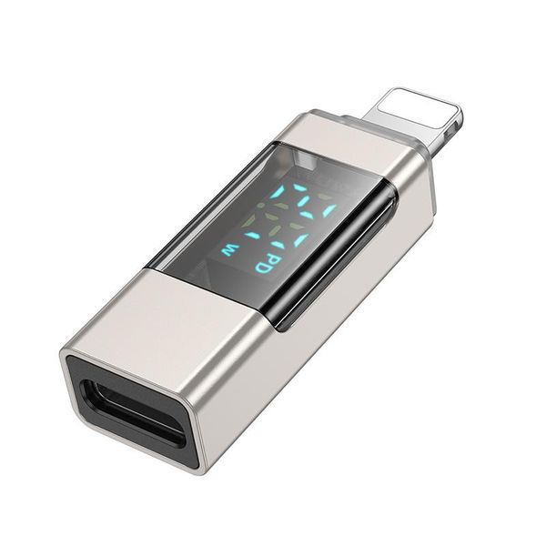 iP Lightning to USB-C/Type-c Adapter with Digital Display BV25A
