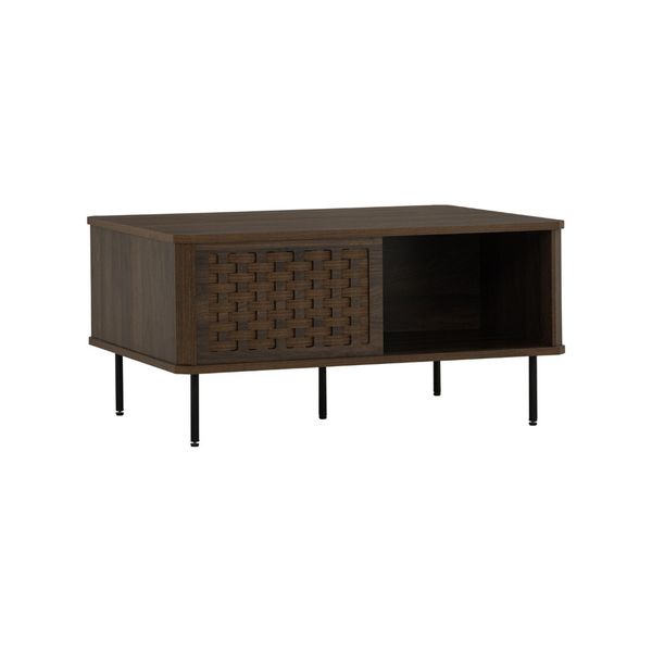 Bragg Krabi Coffee Table, Dark Walnut &amp; Black
