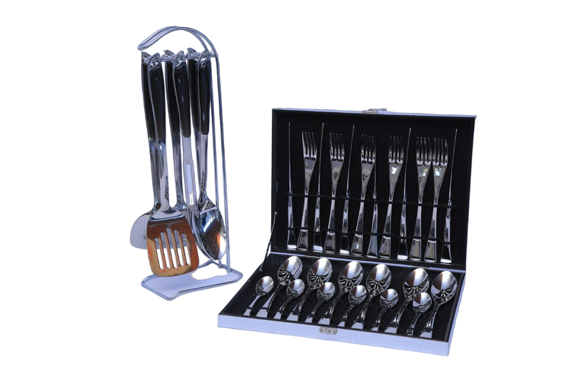 24 Cutlery Stainless Steel &amp; Cooking Cutlery Set