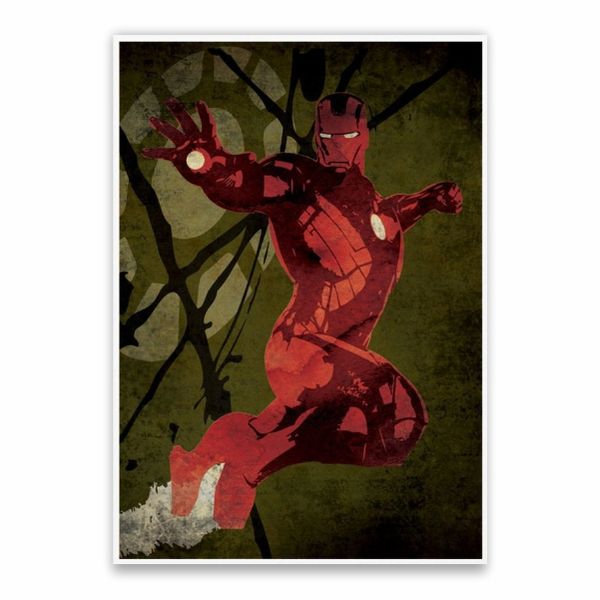 Iron Man Green Poster - A1