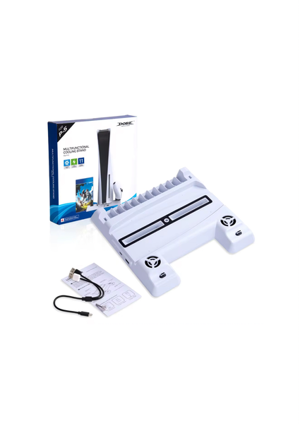 FI - Dobe Compatible with PS5 Multi functional Cooling Stand