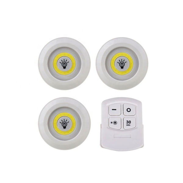 Wireless Remote Controlled Path Lights - 3-Piece
