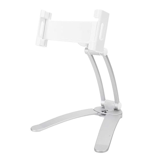 ALANES Wall Desk Tablet Stand Kitchen Tablet Mount Stand Metal Bracket