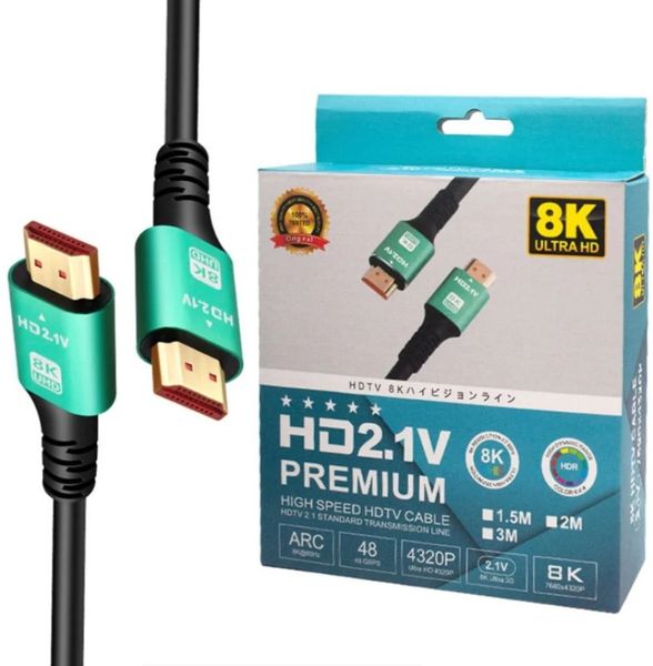 HD2.1V Premium 8K Ultra HDMI Cable - 7680 x 4320P