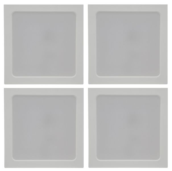 Hello Today Square LED Surface Panel Light 25W 225mm x 225mm - 4 Pack