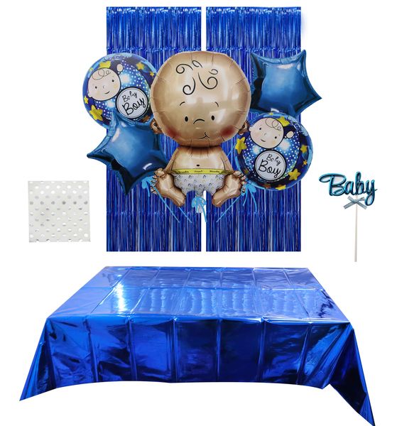 10 Pieces Baby Shower Party Decoration - Baby Boy A