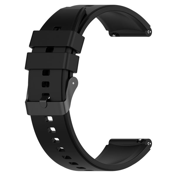 Silicone Strap Compatible with Huawei Watch 3 - Black