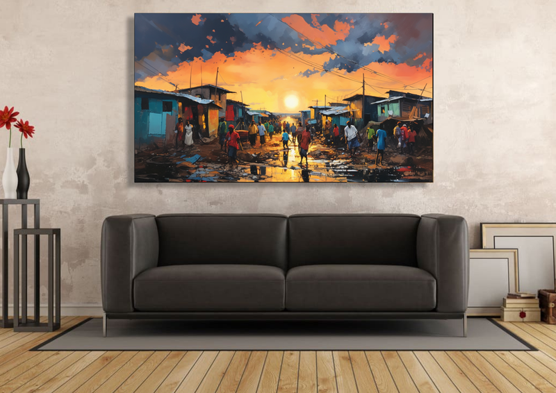 Canvas Wall Art - Bold Uprising Abstract - HC1054