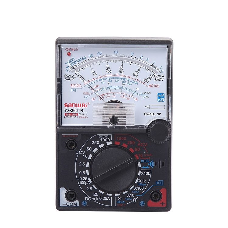 FI- Analog Multimeter 1000v LED and Buzzer | Shop Today. Get it ...