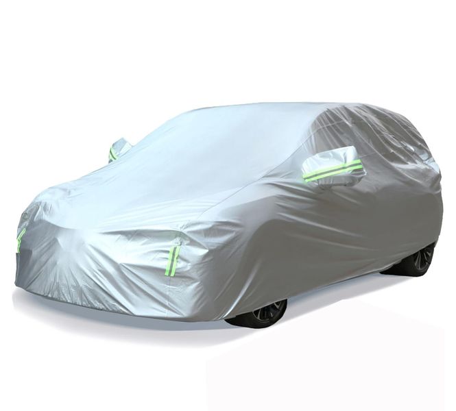 Car Cover Waterproof Outdoor All Weather Windproof Snowproof UV Protection