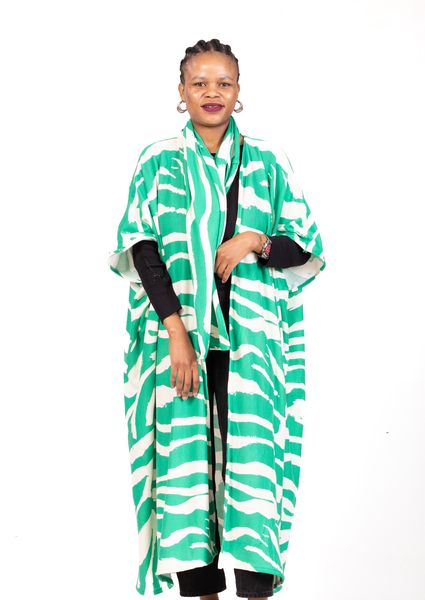 Warm Classic Cashmere Kimono and Scarf