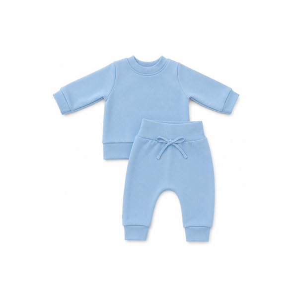 Penelepe Tracksuit set 100% Cotton - Light Blue