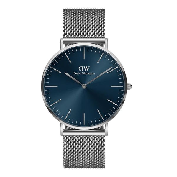 Daniel Wellington Classic Mesh Arctic Silver Watch 40mm - Silver