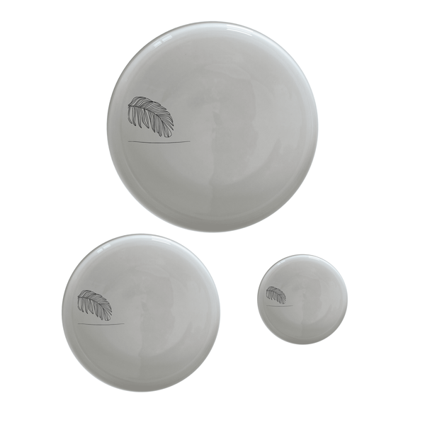 Tropical Palm Fronds Dinnerware Set of 12 - Range 3